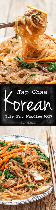 Jap Chae (Korean Stir Fry Noodles - GF