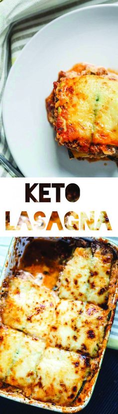 Keto Lasagna with Zucchini Noodles