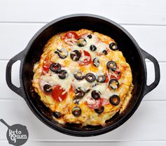 Keto Pizza – Turkey Crust Meatza