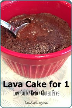 Lava Cake for 1~ Low Carb