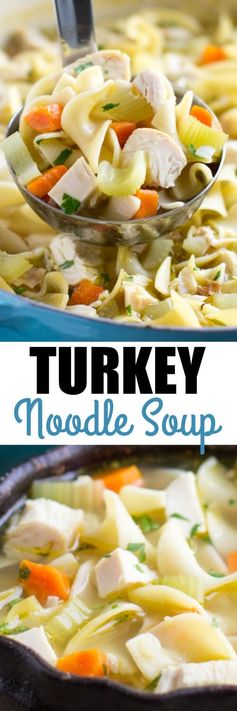 Leftover Turkey Noodle Soup