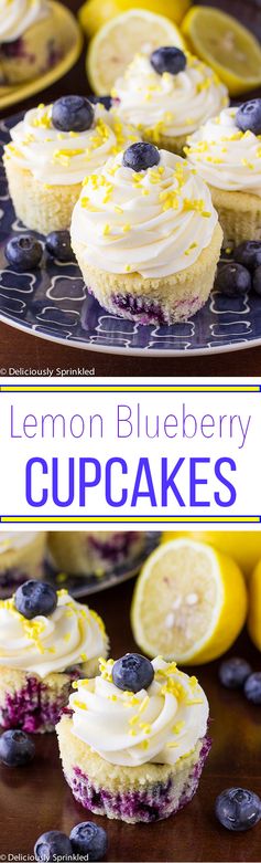 Lemon Blueberry Cupcakes