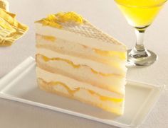 Lemon Layer Cake with Lemon Curd and Mascarpone