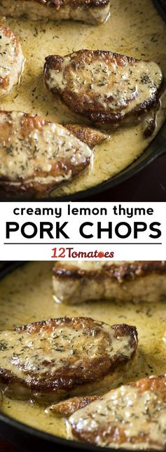 Lemon Thyme Pork Chops