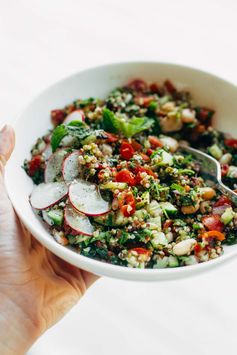 Lemony Herb-Loaded Chopped Greek Salad