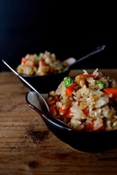 Lightning lunchtime chicken & rice