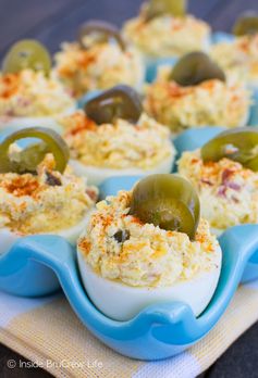 Loaded Bacon Jalapeno Deviled Eggs