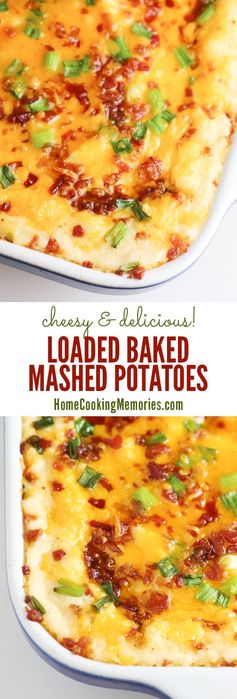 Loaded Baked Mashed Potatoes