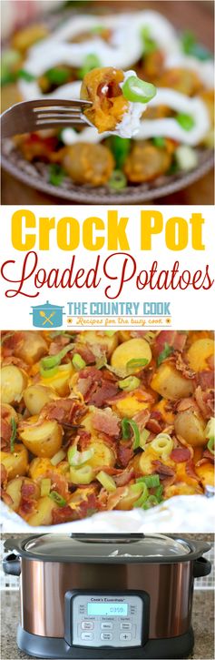 Loaded Crock Pot Little Potatoes