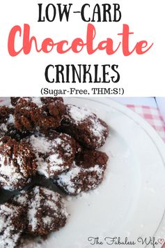 Low-Carb Chocolate Crinkles