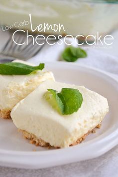 Low Carb Lemon Cheesecake