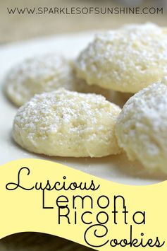 Luscious Lemon Ricotta Cookies