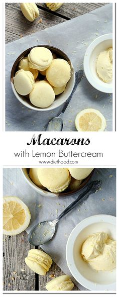 Macarons with Lemon Buttercream Filling