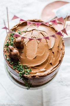 Malted Chocolate Cake