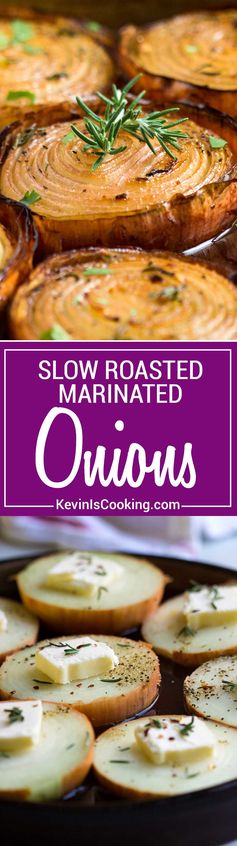 Marinated Slow Roasted Onions