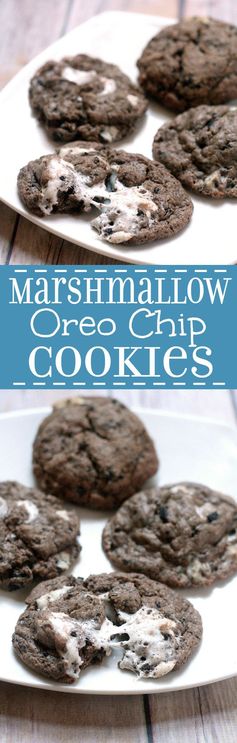 Marshmallow Oreo Chip Cookies
