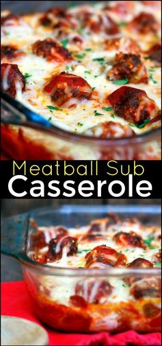 Meatball Sub Casserole