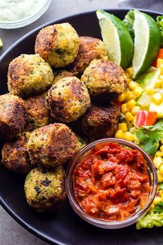 Mexican Vegan Falafel Bites (Gluten Free