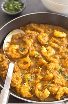 Mild South Indian Prawn Curry