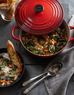 Minestrone with Sausage and Kale