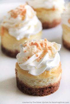 Mini Coconut Cheesecakes