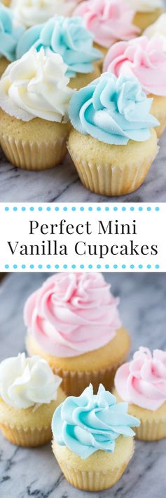 Mini Vanilla Cupcakes