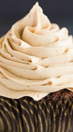 Mocha Cupcakes with Espresso Buttercream Frosting