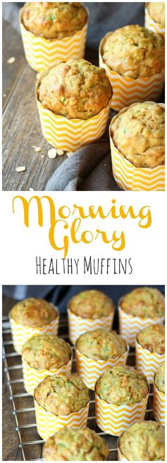 Morning Glory Healthy Muffins