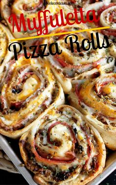 Muffuletta Pizza Rolls