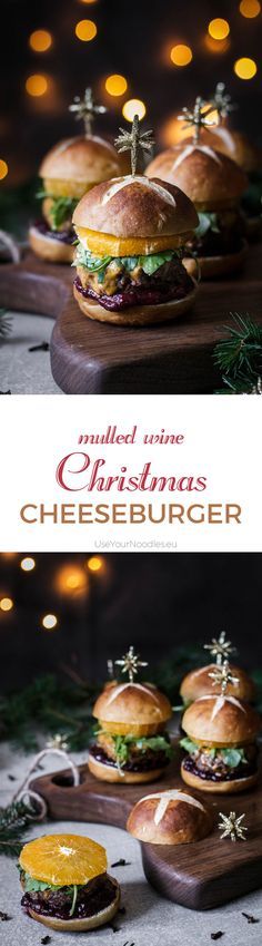 Mulled Wine Christmas Cheeseburger