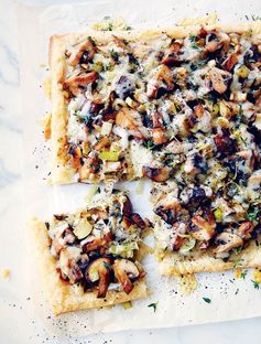 Mushroom Leek Tart