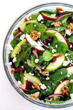 My Favorite Apple Spinach Salad