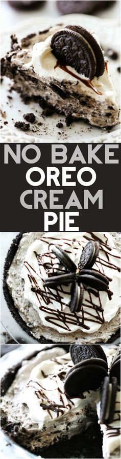 (no bake Oreo Cream Pie