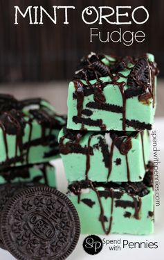 No Fail Oreo Mint Fudge