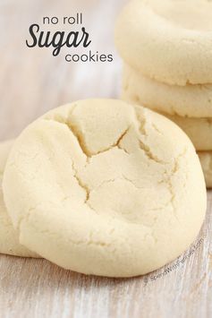 No Roll Sugar Cookies