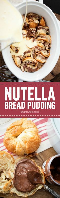 Nutella Bread Pudding