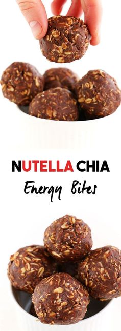 Nutella Chia Energy Bites