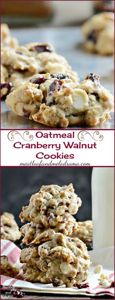 Oatmeal Cranberry Walnut Cookies