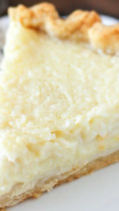 Old Fashioned Coconut Custard Pie