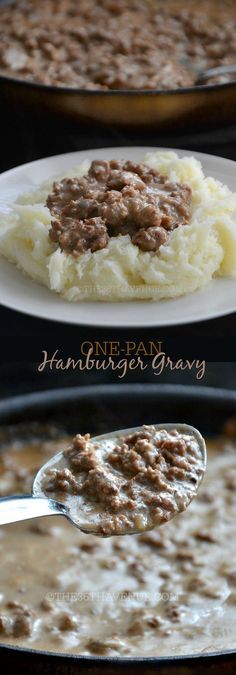 One Pan Hamburger Gravy