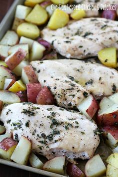 One-Pan Herb Baked Chicken and Potatoes