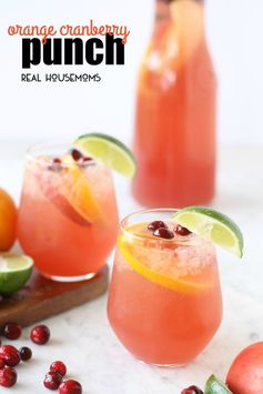 Orange Cranberry Holiday Party Punch