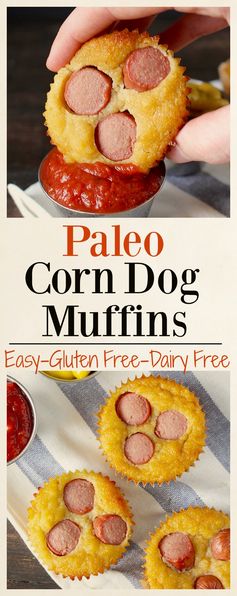 Paleo Corn Dog Muffins