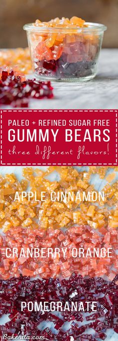 Paleo Gummies (Three Flavors: Apple Cinnamon, Pomegranate + Cranberry Orange