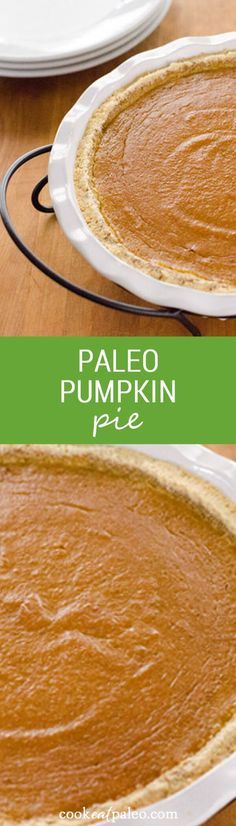 Paleo Pumpkin Pie