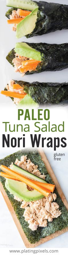 Paleo Tuna Salad Sushi Wraps