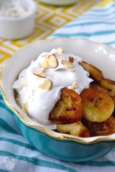 Pan-Fried Bananas with Coconut Cream