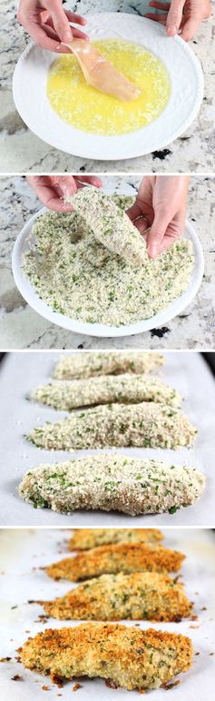 Parmesan Baked Chicken Strips