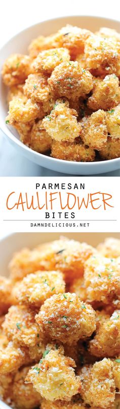 Parmesan Cauliflower Bites