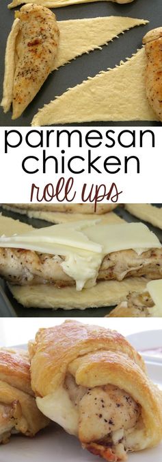 Parmesan Chicken Roll Ups